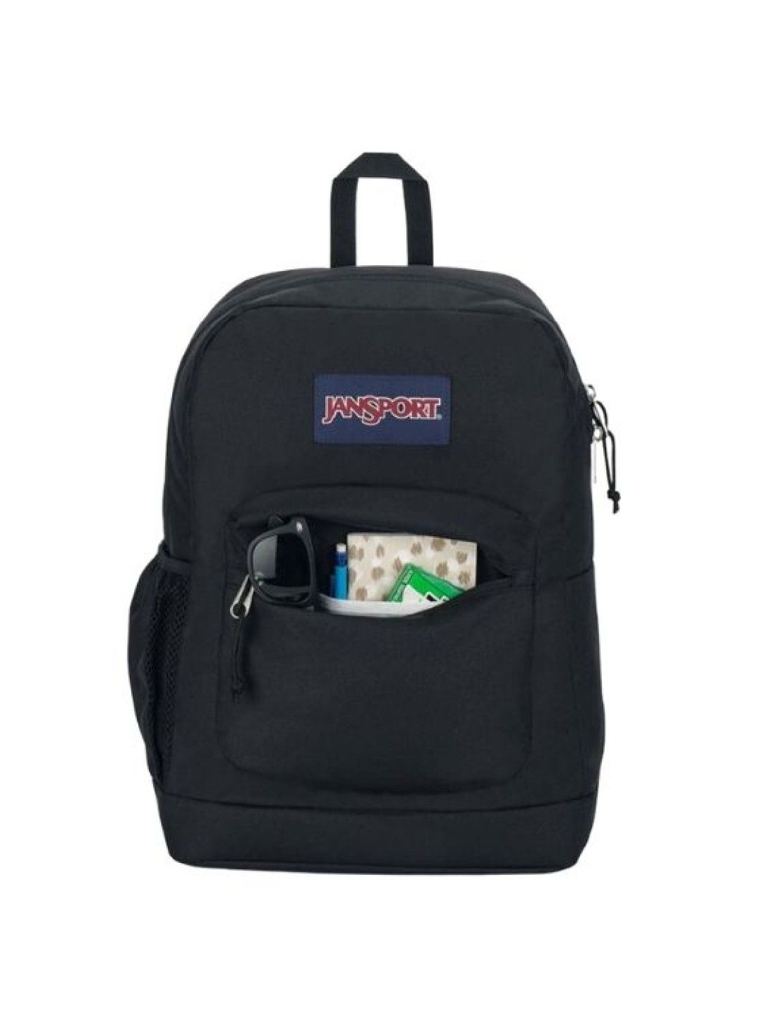 Black jansport backpack in stores hotsell